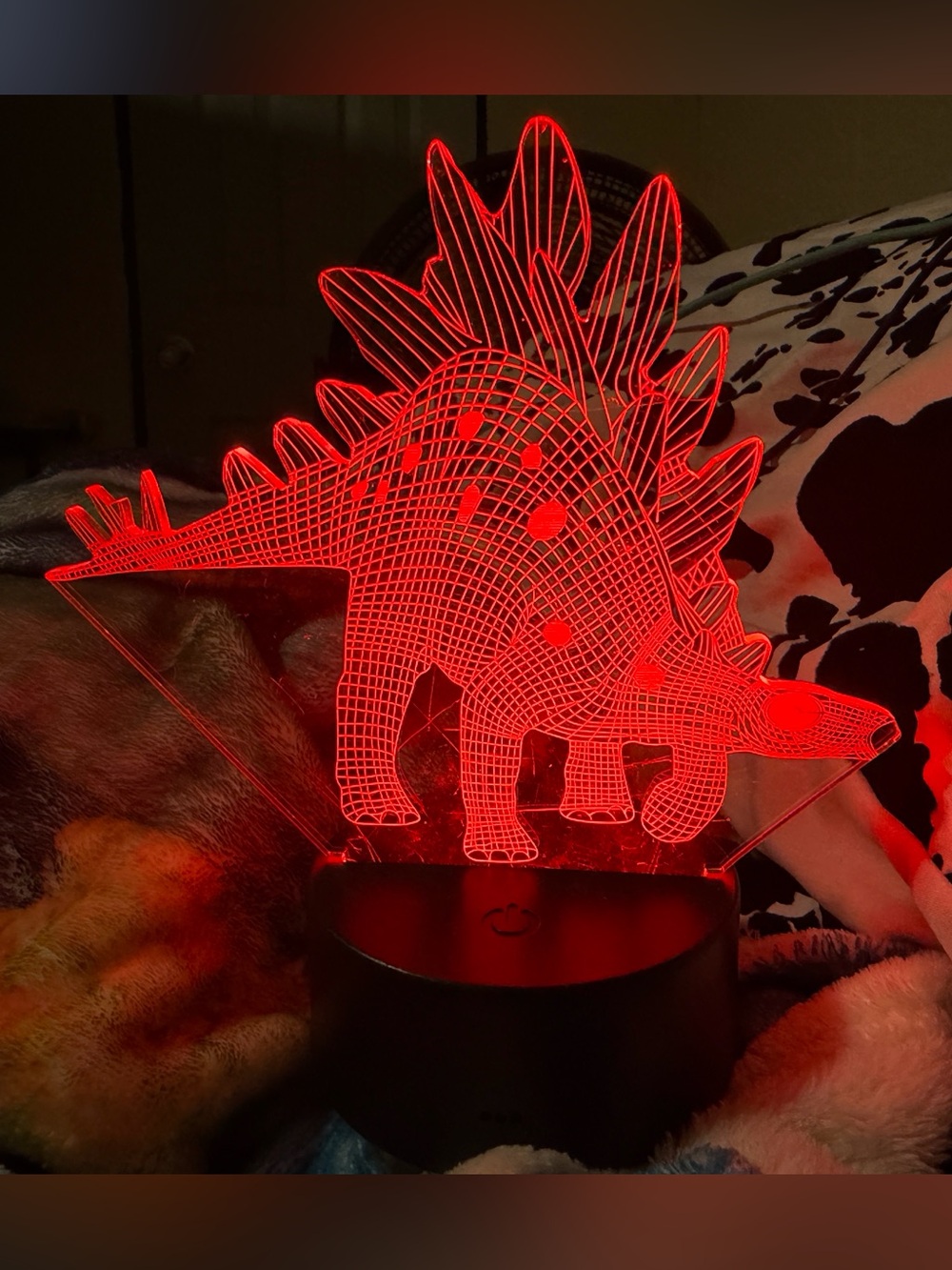 3D Dinosaur LED Night Light with Remote & Color Changing Base